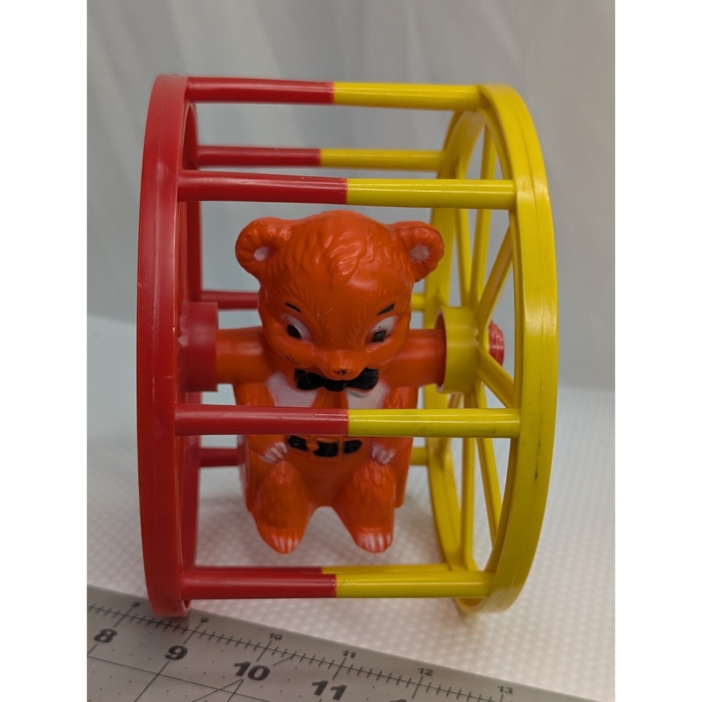 Arco Toy Plastic Rolling Ferris Wheel Bear Sidney Tarrson 7 Inch